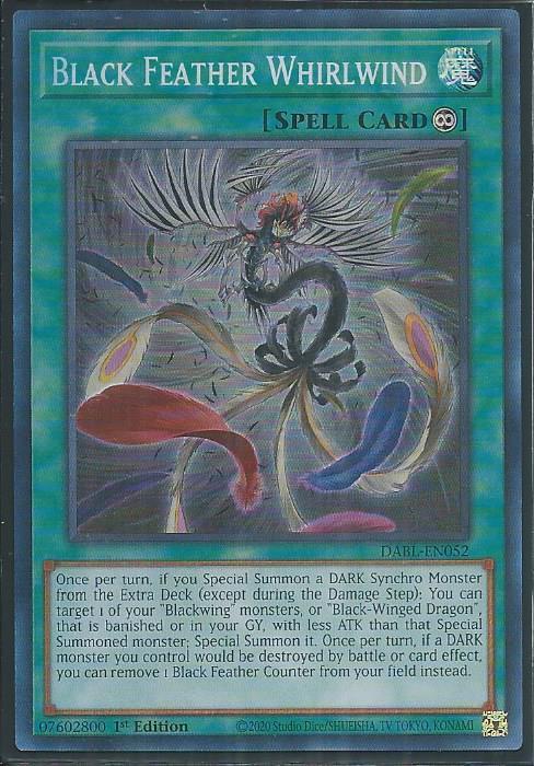 Darkwing Blast DABL-EN052 Black Feather Whirlwind