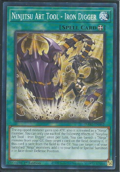 Darkwing Blast DABL-EN062 Ninjitsu Art Tool - Iron Digger