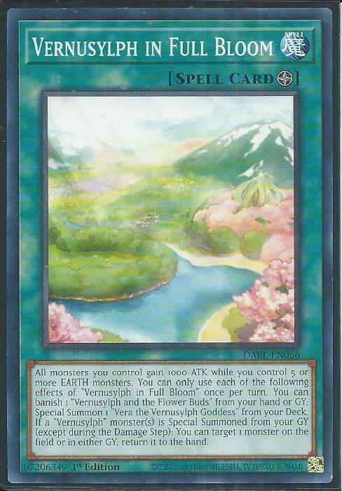 Darkwing Blast DABL-EN066 Vernusylph in Full Bloom