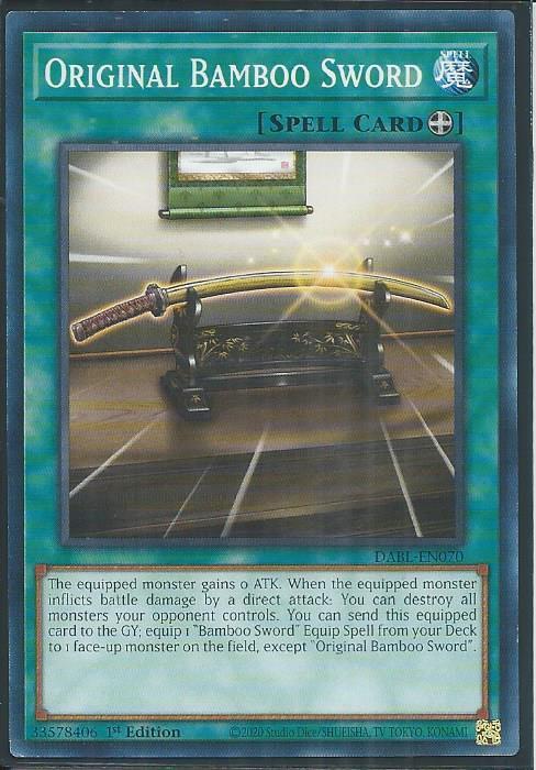 Darkwing Blast DABL-EN070 Original Bamboo Sword