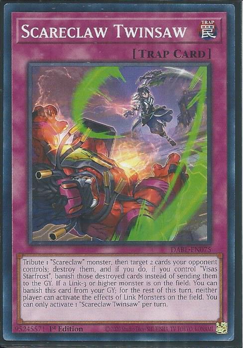 Darkwing Blast DABL-EN075 Scareclaw Twinsaw