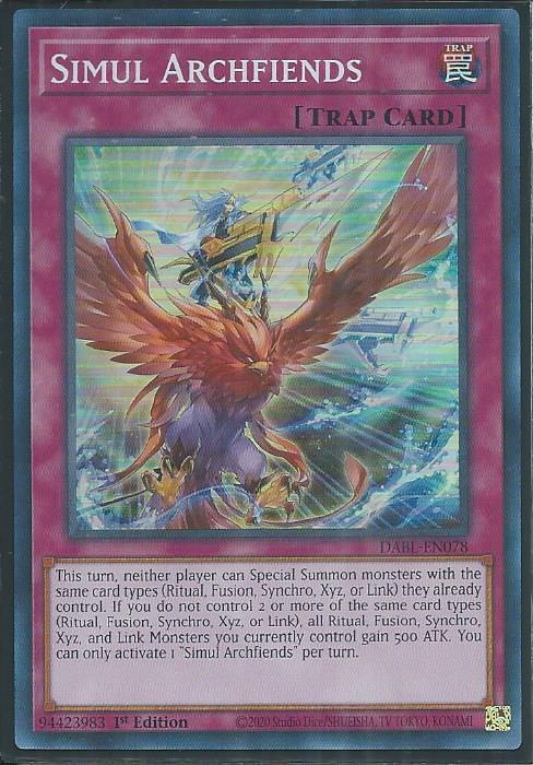 Darkwing Blast DABL-EN078 Simul Archfiends