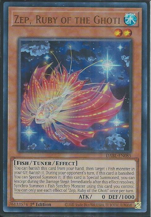 Darkwing Blast DABL-EN085 Zep, Ruby of the Ghoti