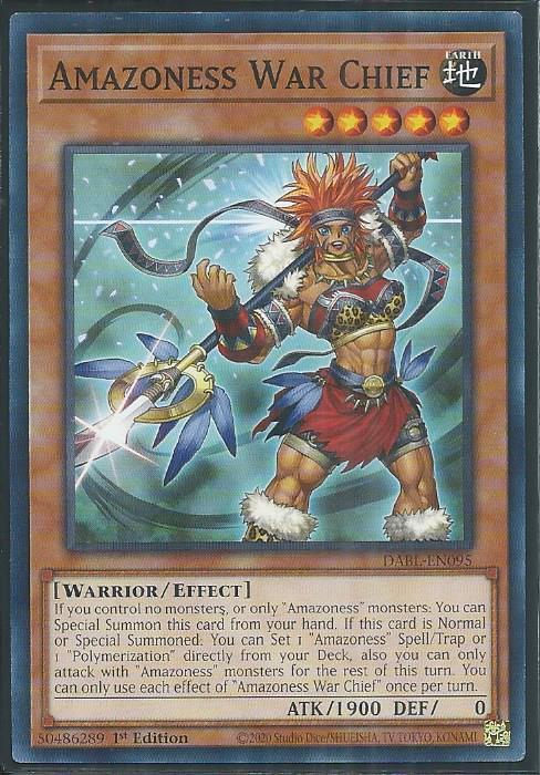 Darkwing Blast DABL-EN095 Amazoness War Chief