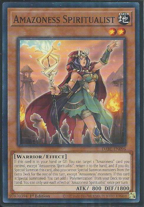 Darkwing Blast DABL-EN096 Amazoness Spiritualist