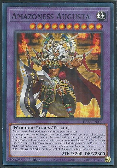 Darkwing Blast DABL-EN097 Amazoness Augusta