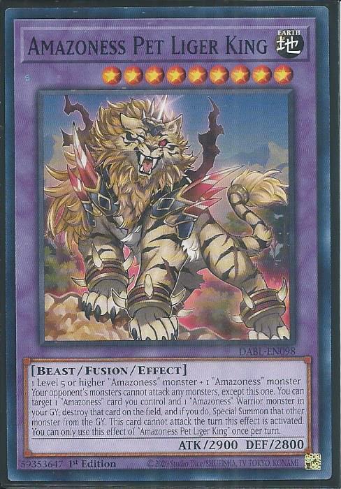 Darkwing Blast DABL-EN098 Amazoness Pet Liger King