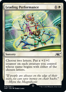 MTG Unfinity 018/244 Leading Performance