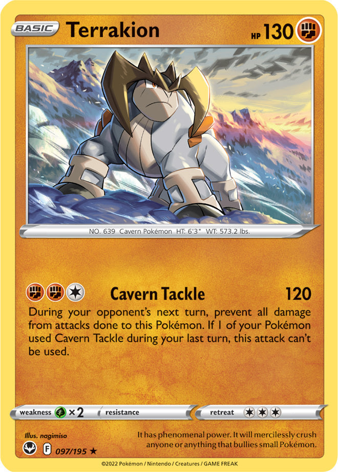 SWSH Silver Tempest 097/195 Terrakion