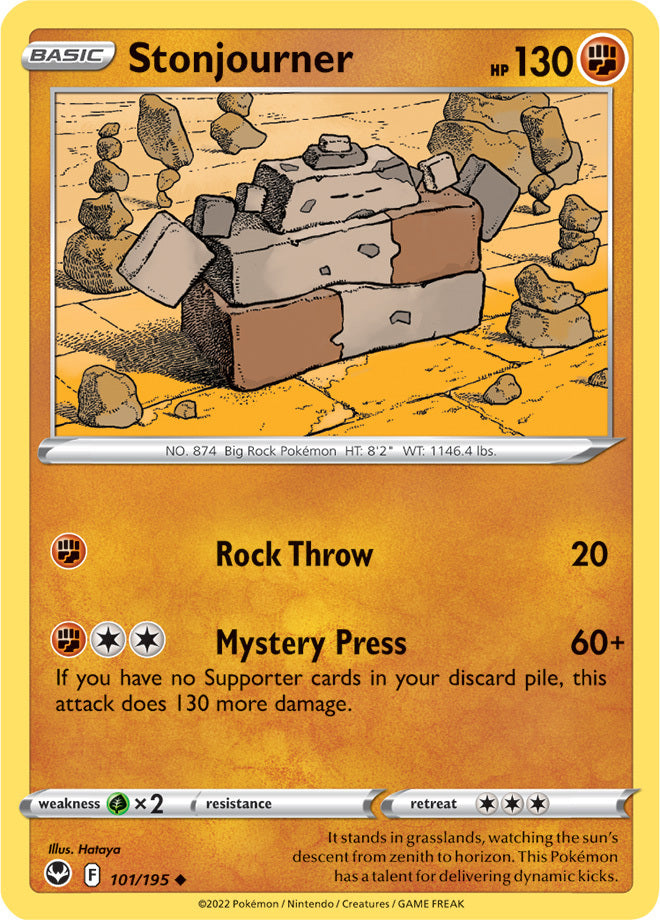 SWSH Silver Tempest 101/195 Stonjourner