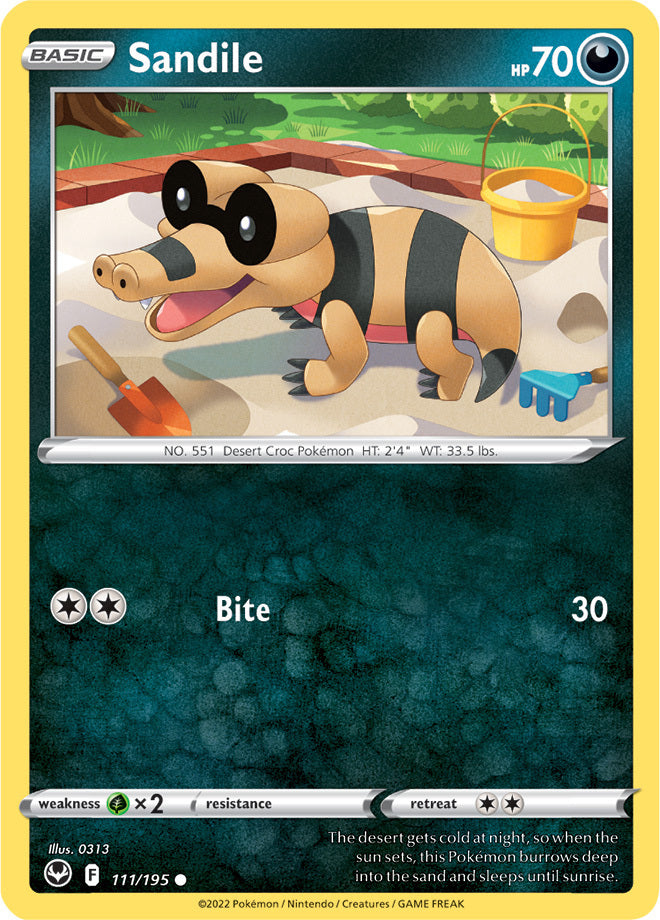 SWSH Silver Tempest 111/195 Sandile