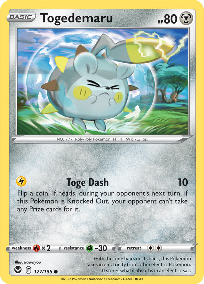 SWSH Silver Tempest 127/195 Togedemaru