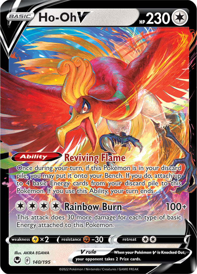 SWSH Silver Tempest 140/195 Ho-Oh V