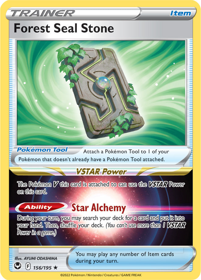 SWSH Silver Tempest 156/195 Forest Seal Stone