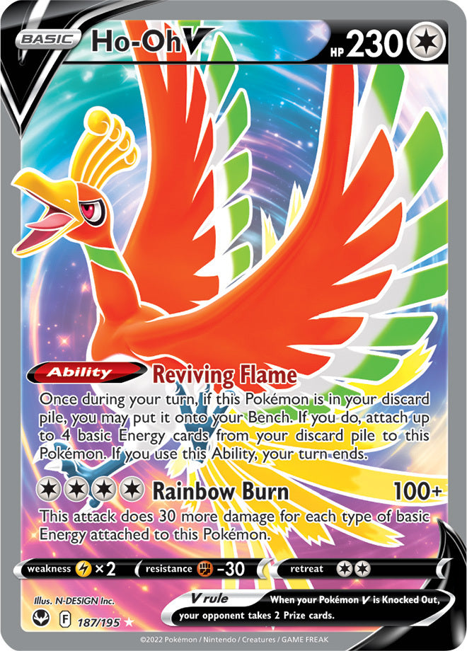 SWSH Silver Tempest 187/195 Ho-Oh V