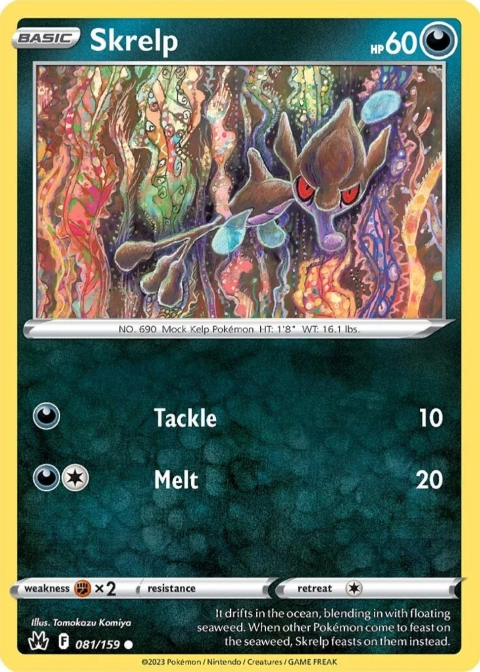 SWSH Crown Zenith 081/159 Skrelp