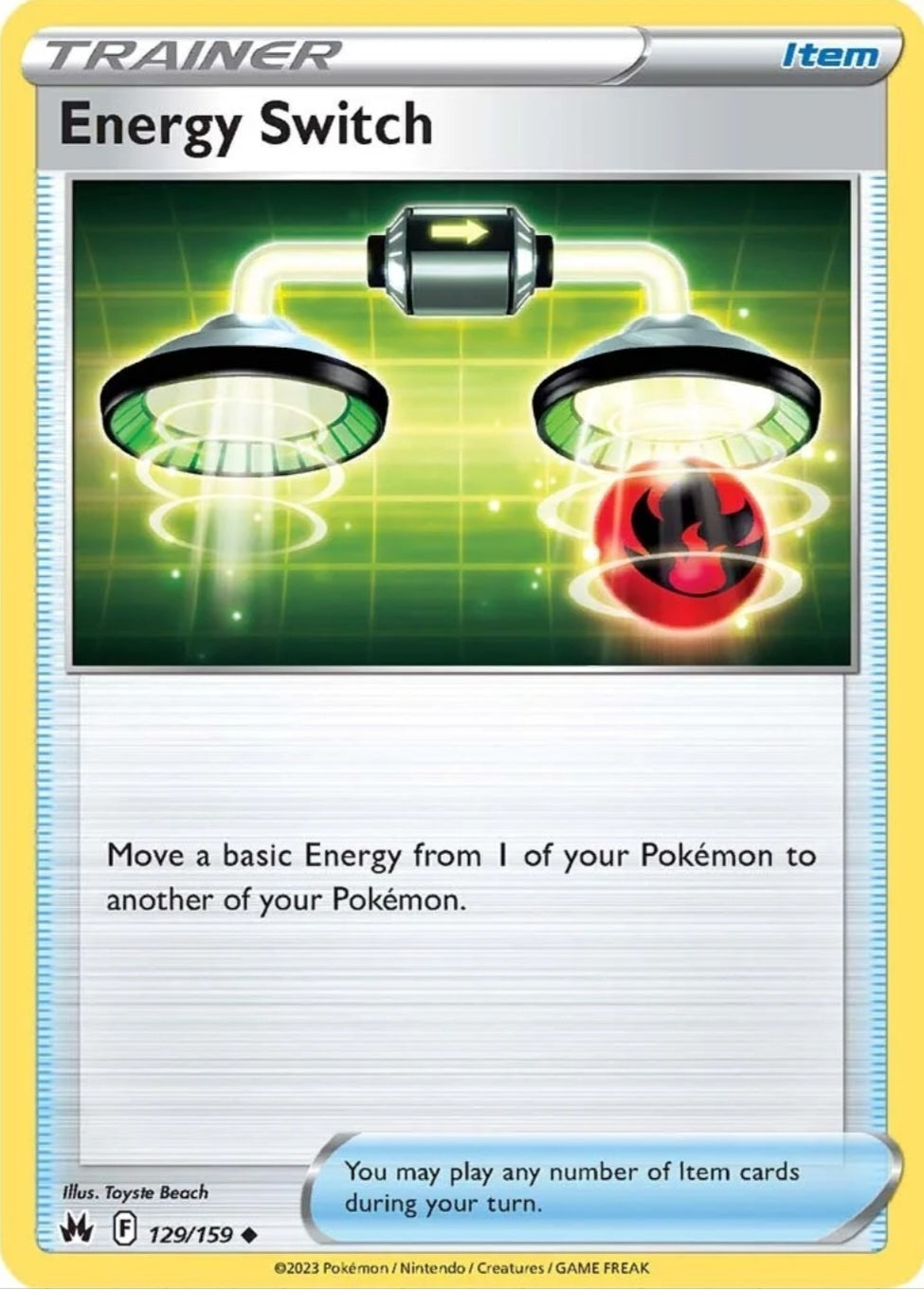 SWSH Crown Zenith 129/159 Energy Switch