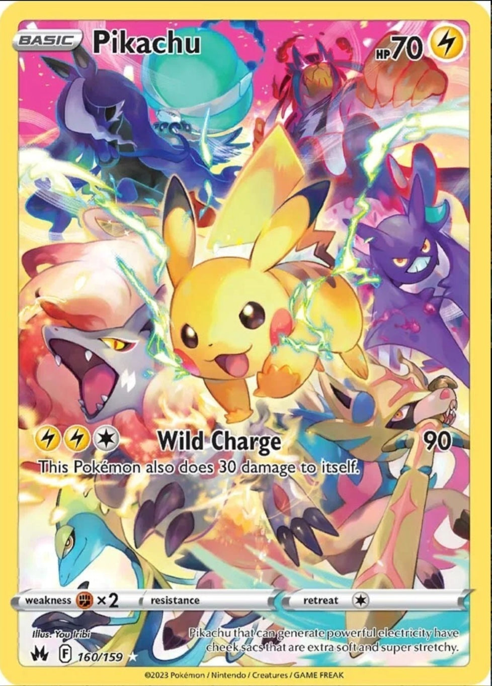 SWSH Crown Zenith 160/159 Pikachu