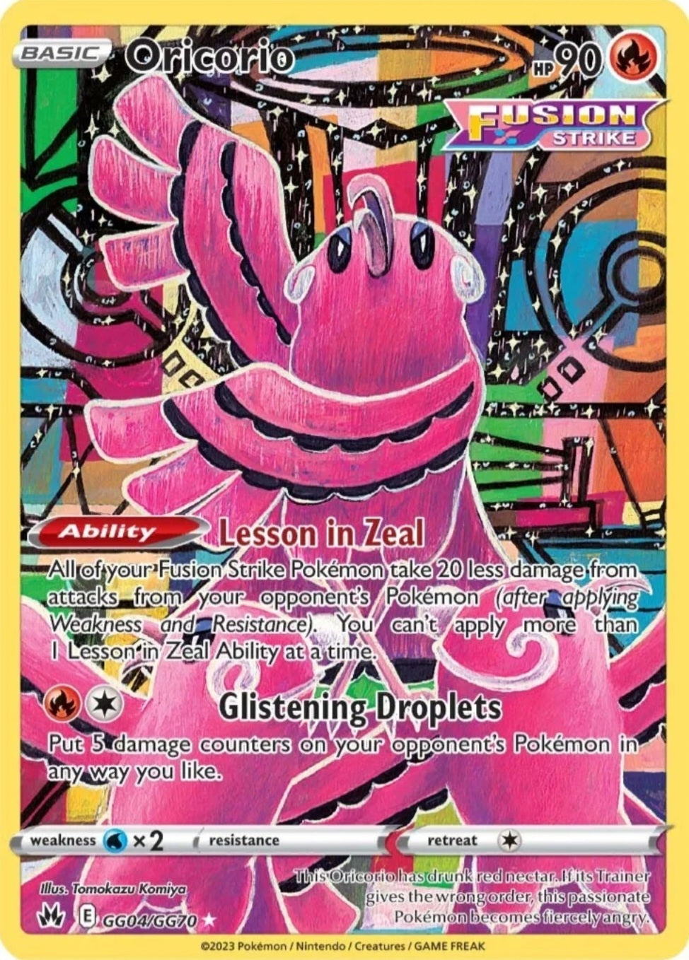 SWSH Crown Zenith GG04/GG70 Oricorio