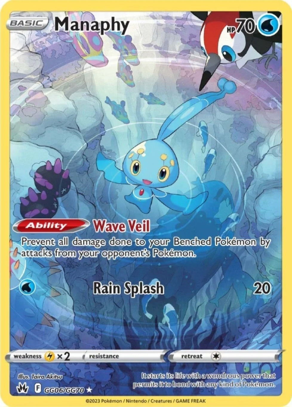 SWSH Crown Zenith GG06/GG70 Manaphy