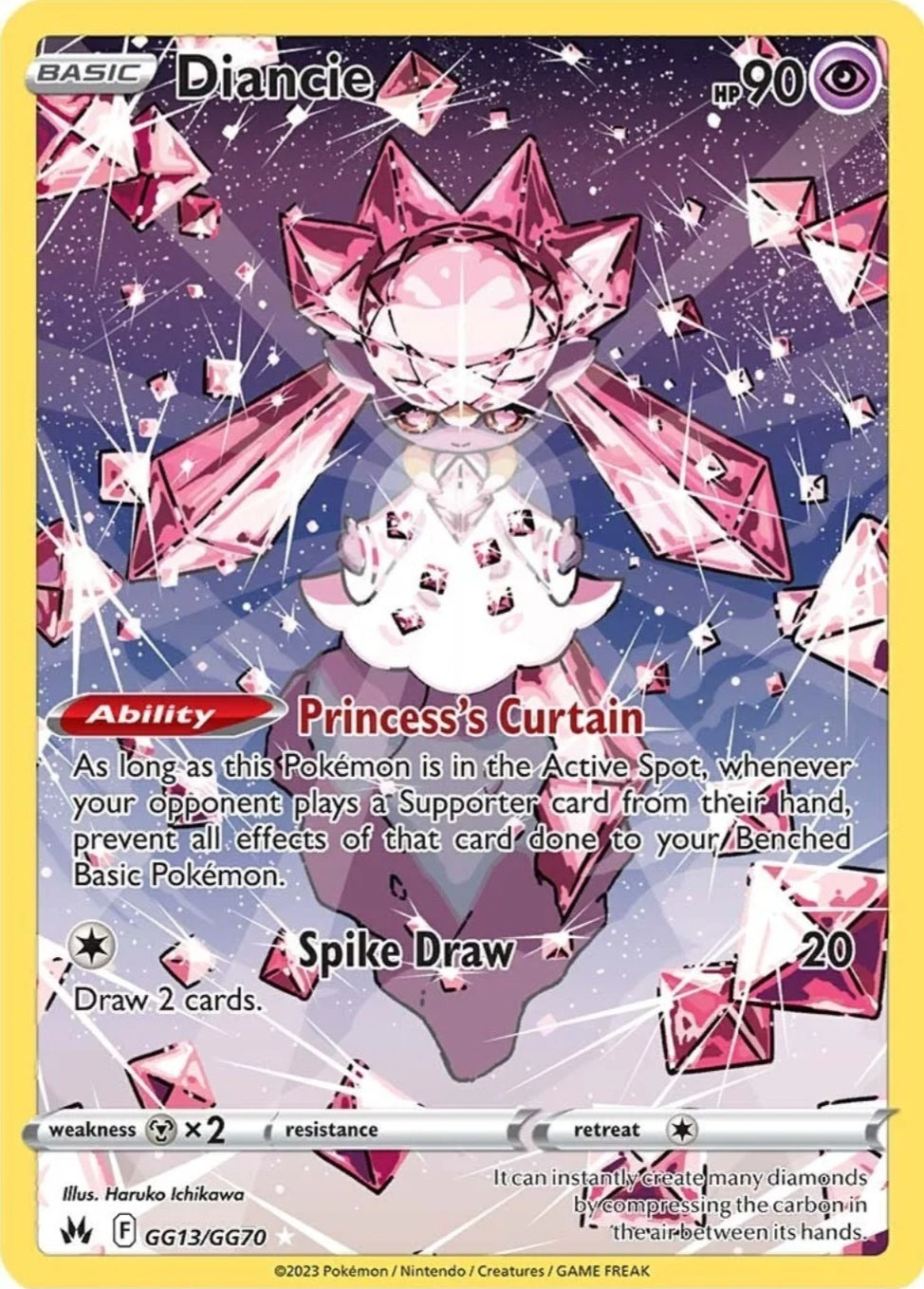 SWSH Crown Zenith GG13/GG70 Diancie