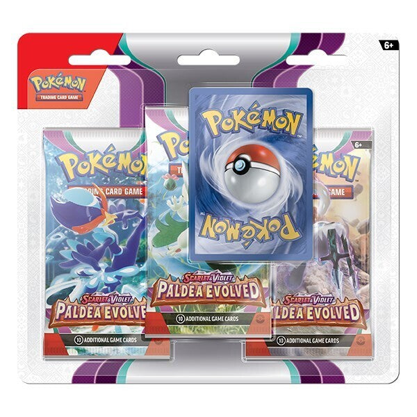 Pokémon TCG: Scarlet & Violet 2 - Paldea Evolved 3-Pack Booster Display