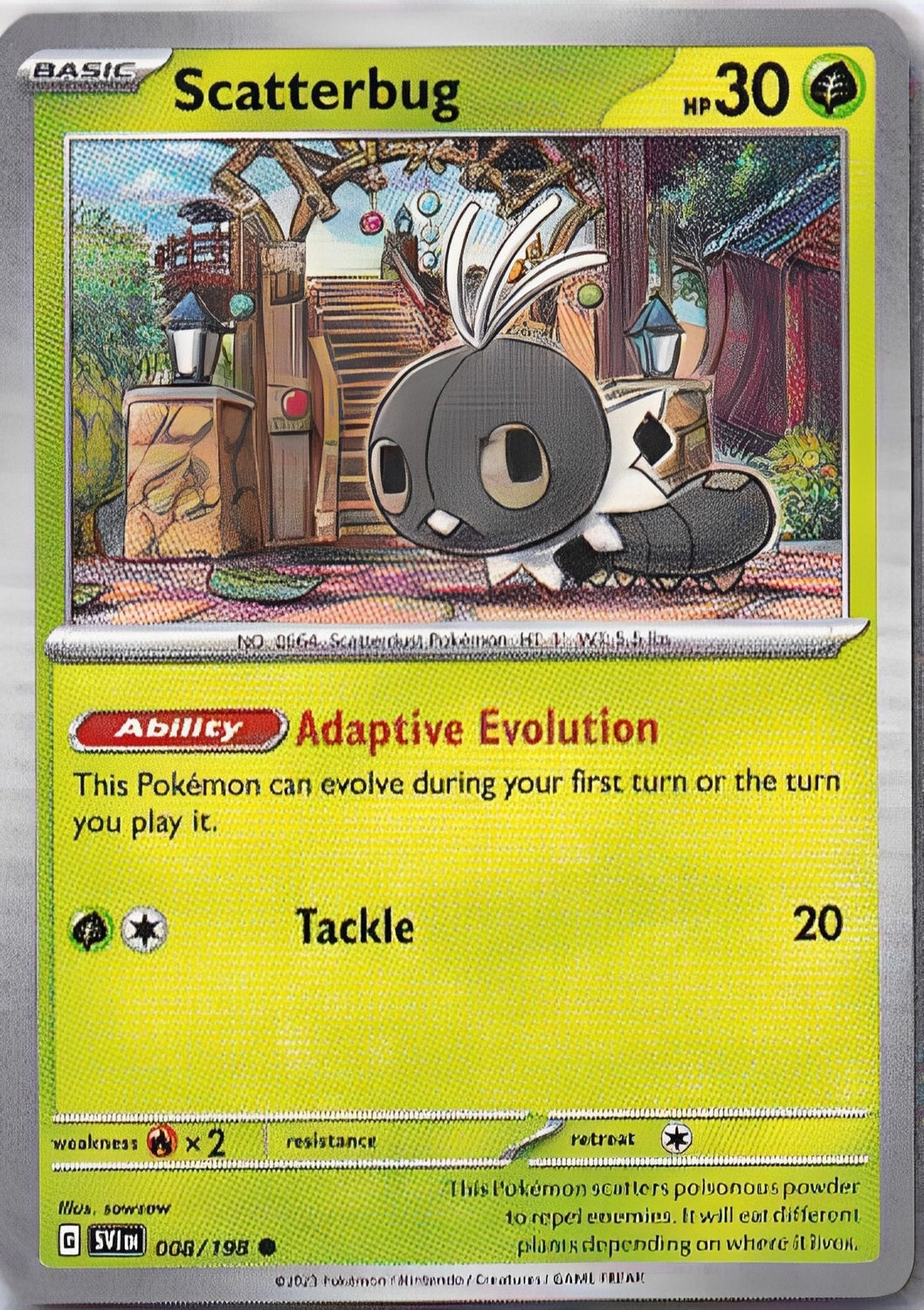 Scarlet & Violet Base Set 008/198 Scatterbug