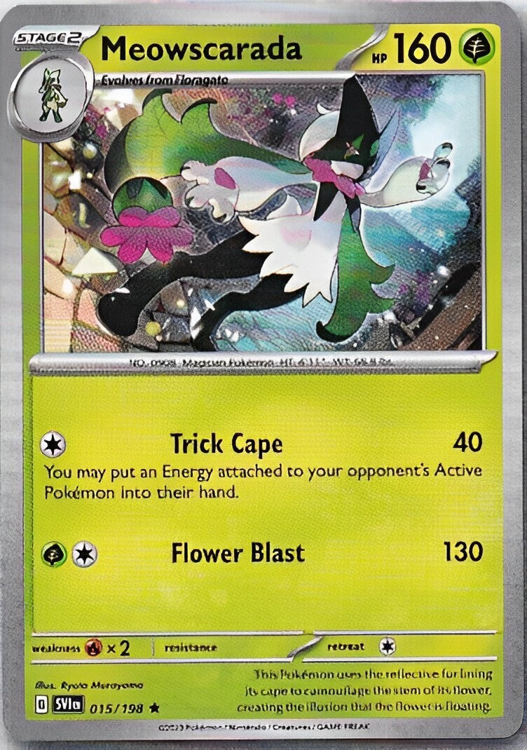 Scarlet & Violet Base Set 015/198 Meowscarada