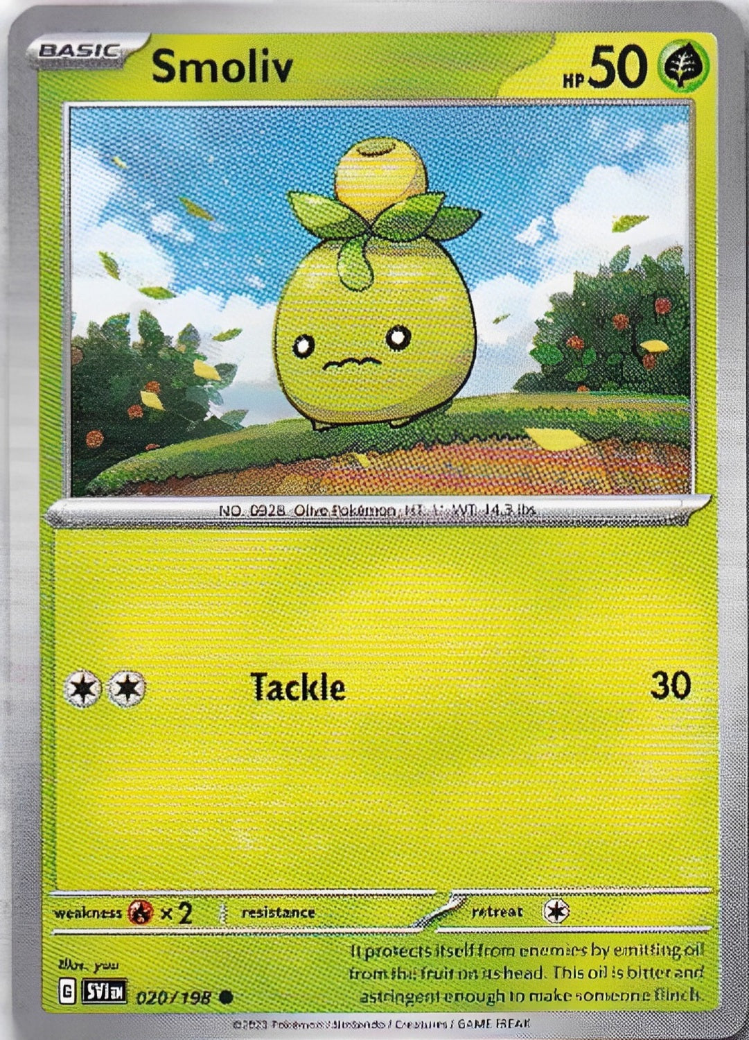 Scarlet & Violet Base Set 020/198 Smoliv