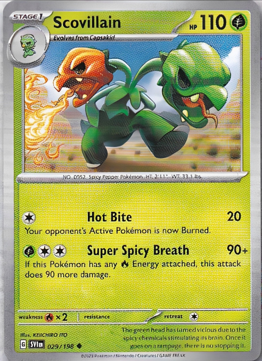 Scarlet & Violet Base Set 029/198 Scovillain