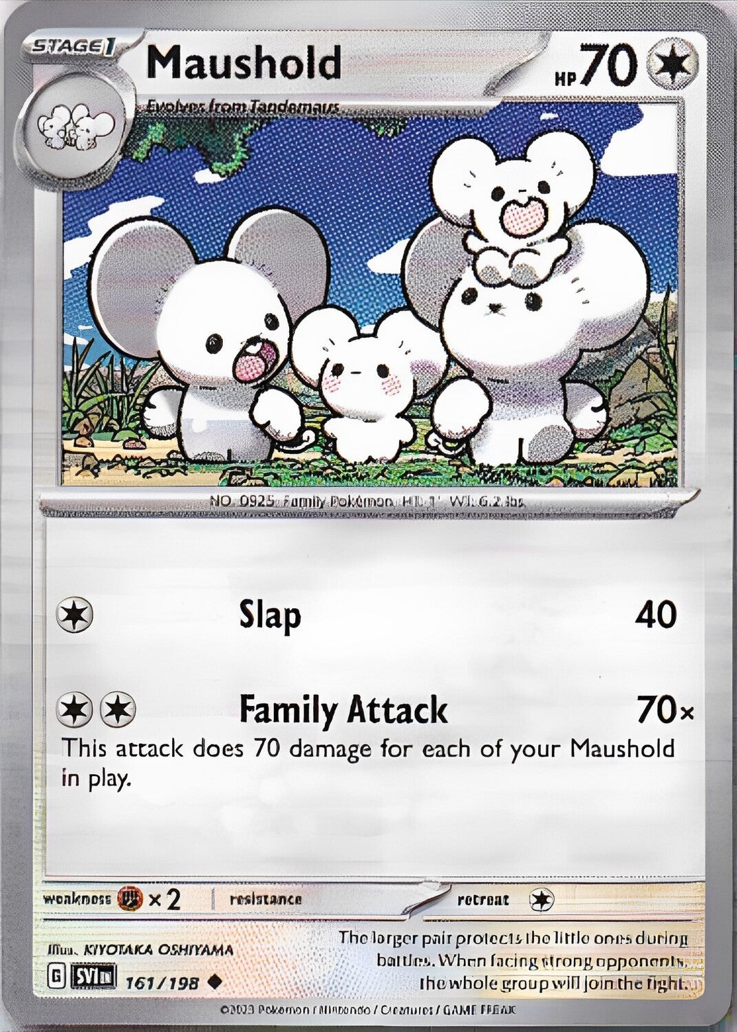 Scarlet & Violet Base Set 161/198 Maushold