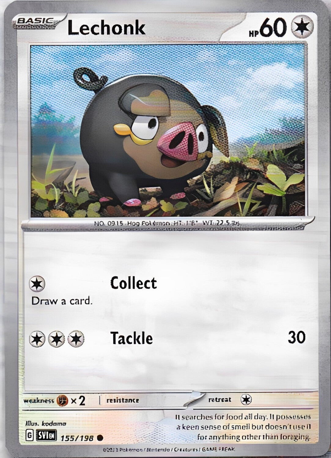 Scarlet & Violet Base Set 155/198 Lechonk