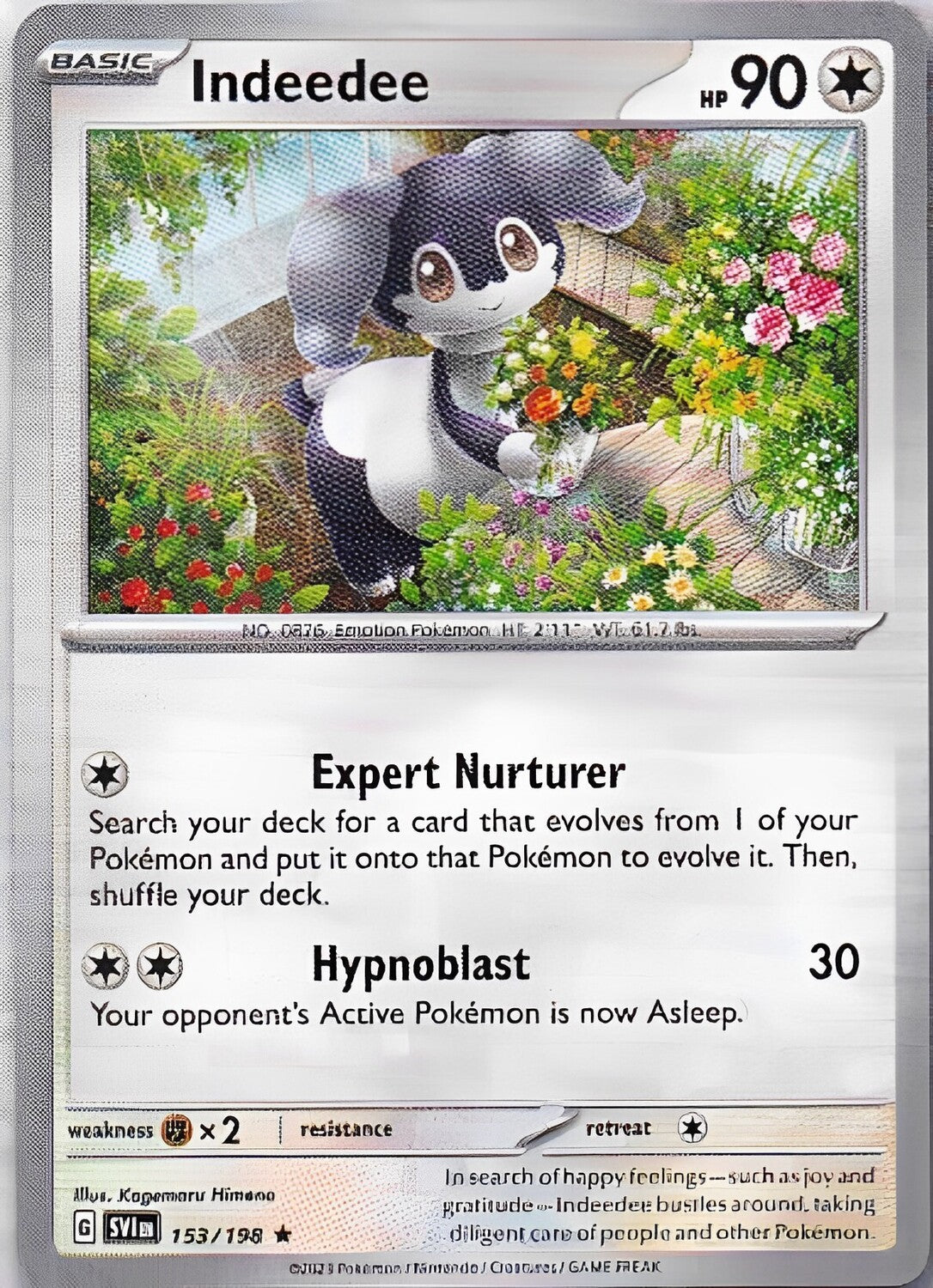 Scarlet & Violet Base Set 153/198 Indeedee