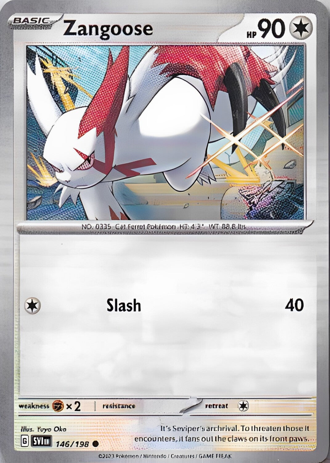 Scarlet & Violet Base Set 146/198 Zangoose