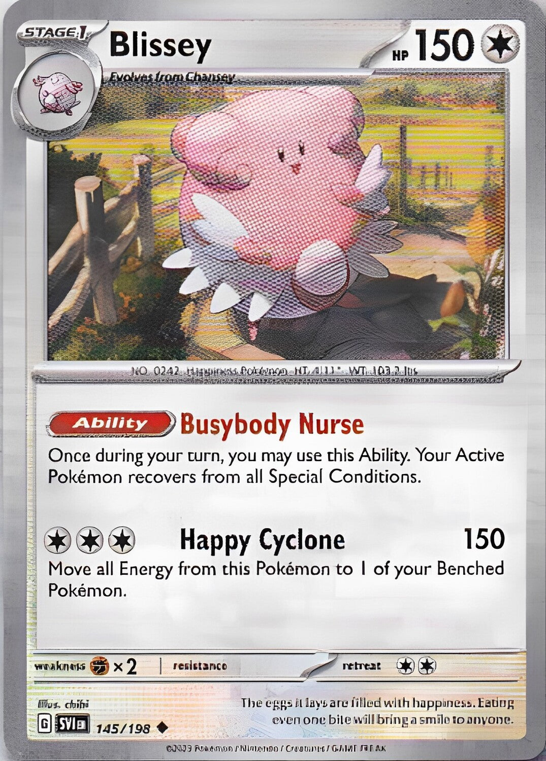 Scarlet & Violet Base Set 145/198 Blissey