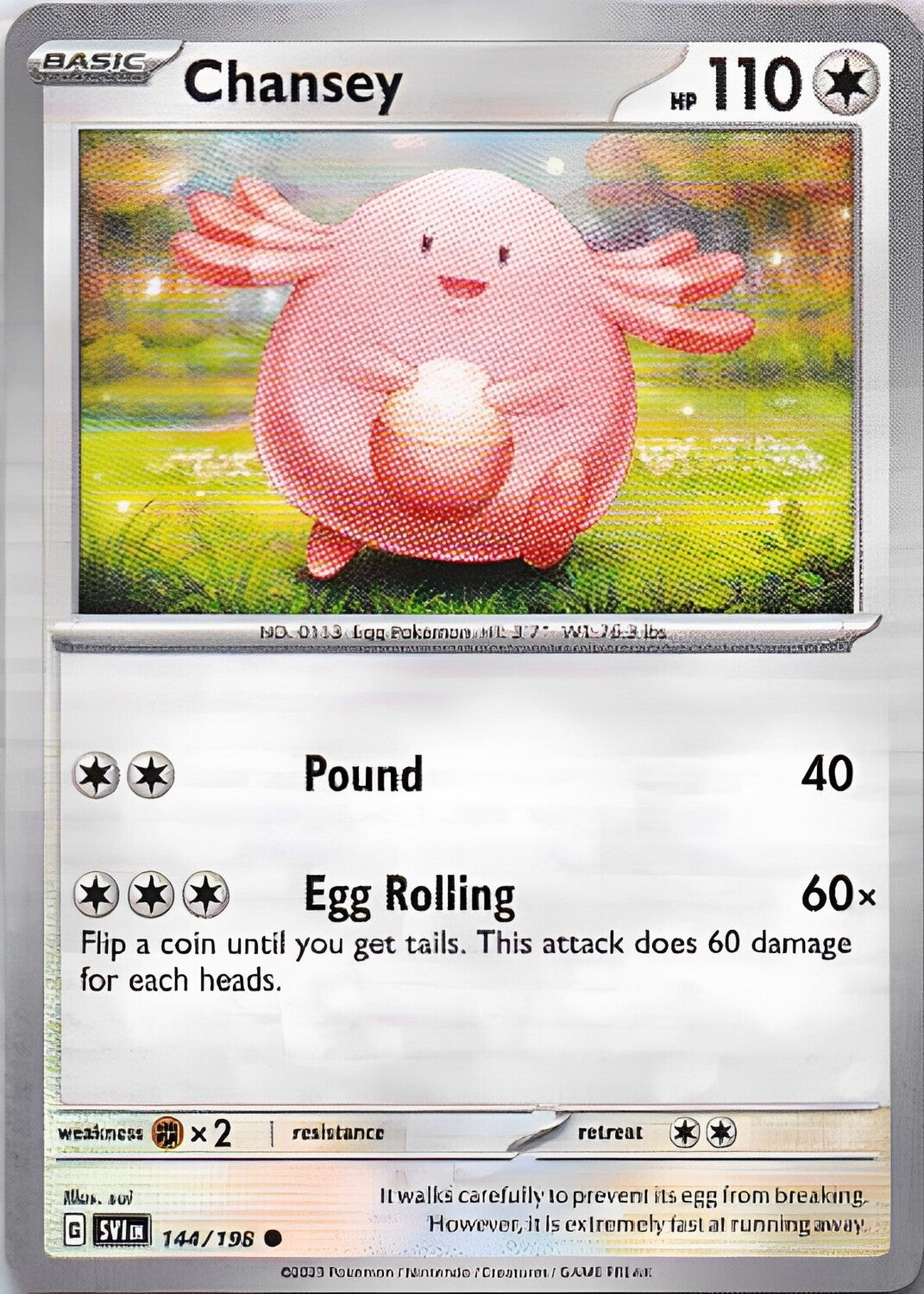 Scarlet & Violet Base Set 144/198 Chansey