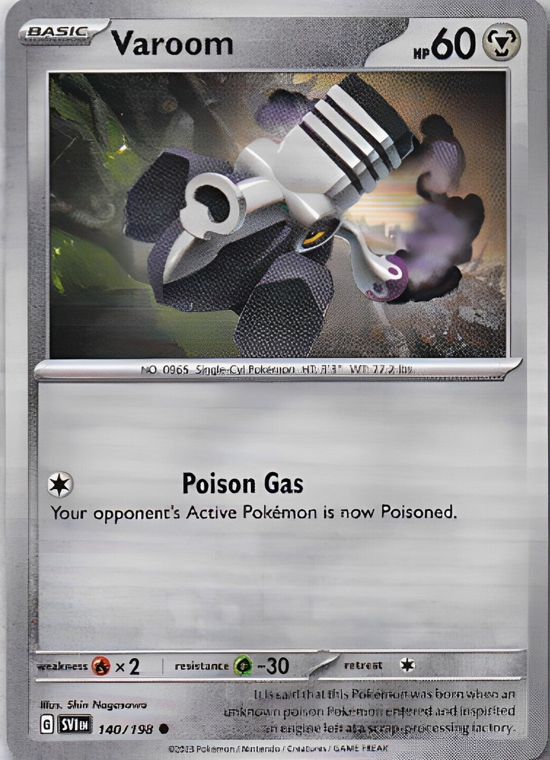 Scarlet & Violet Base Set 140/198 Varoom