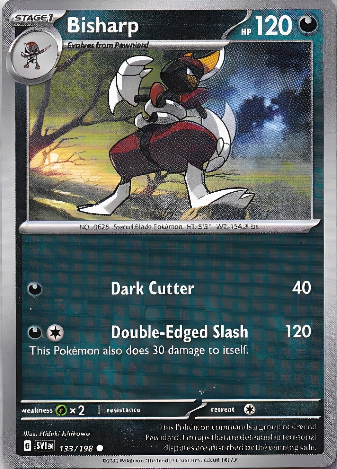 Scarlet & Violet Base Set 133/198 Bisharp