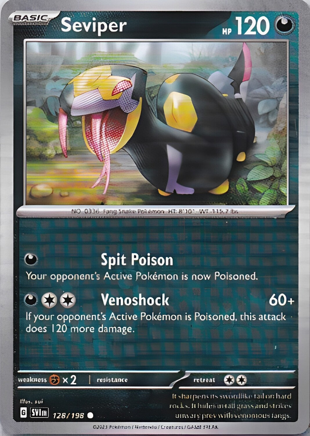 Scarlet & Violet Base Set 128/198 Seviper