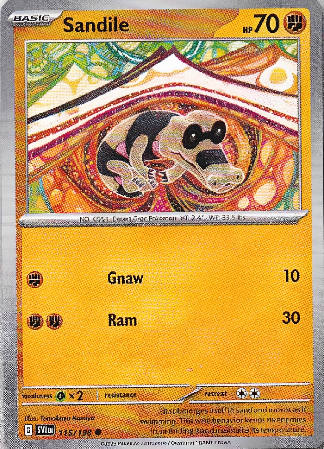 Scarlet & Violet Base Set 115/198 Sandile