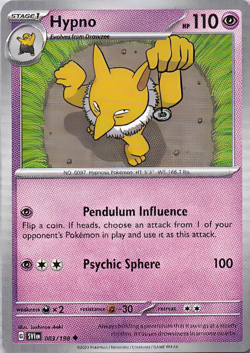 Scarlet & Violet Base Set 083/198 Hypno