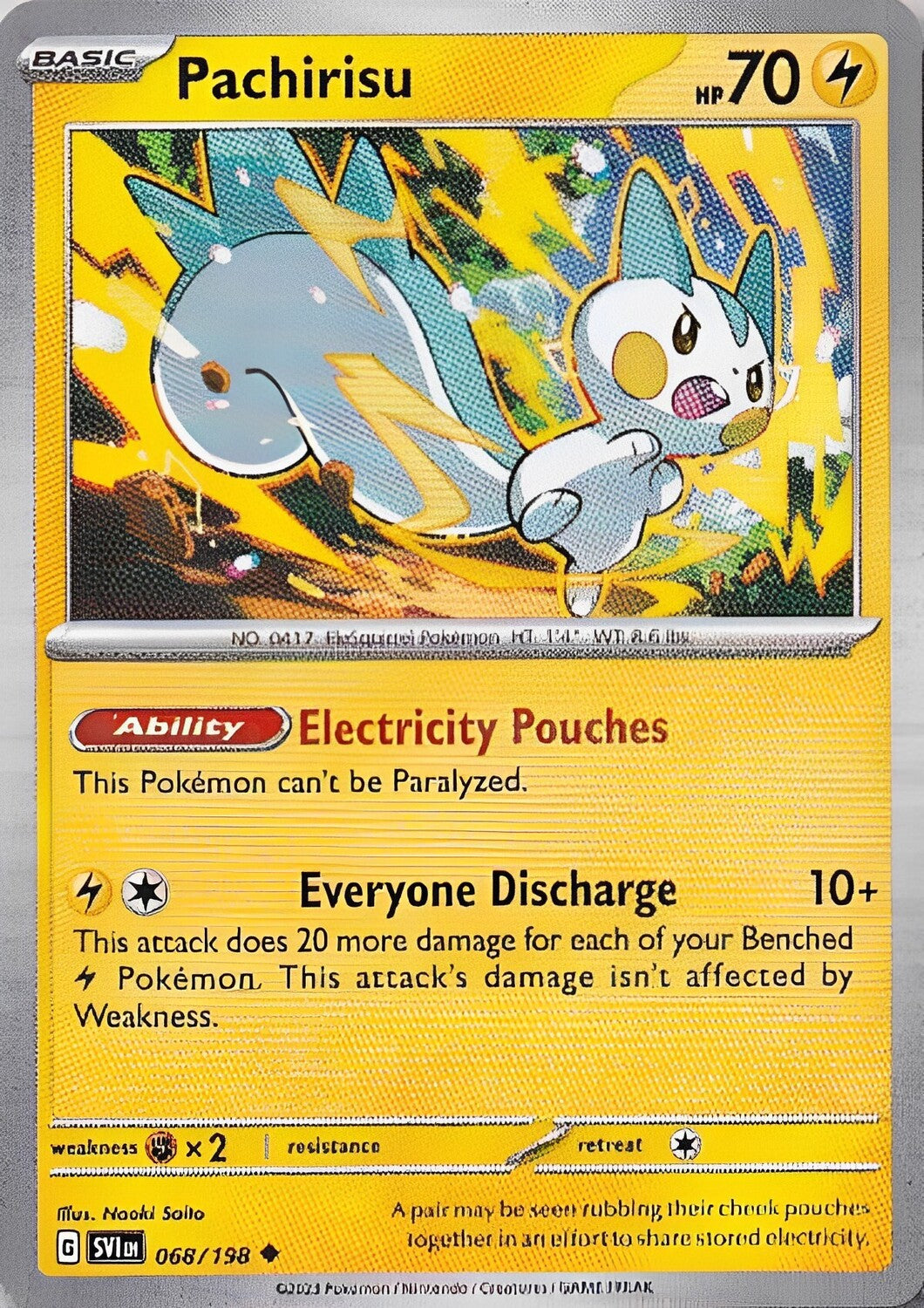 Scarlet & Violet Base Set 068/198 Pachirisu