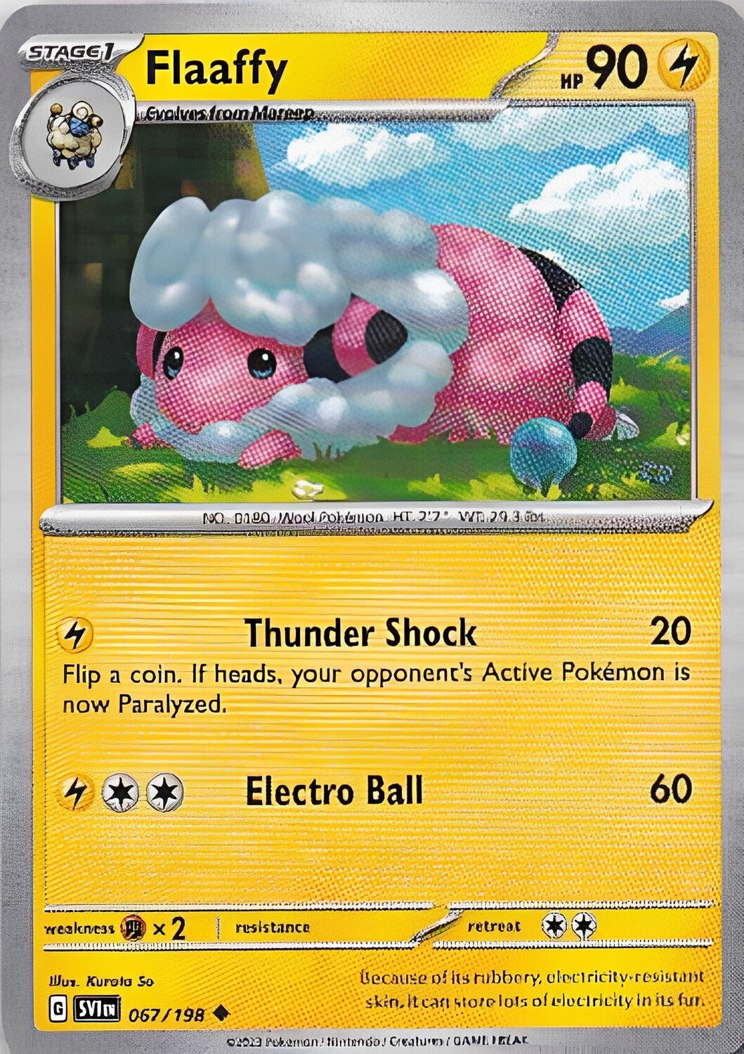 Scarlet & Violet Base Set 067/198 Flaaffy