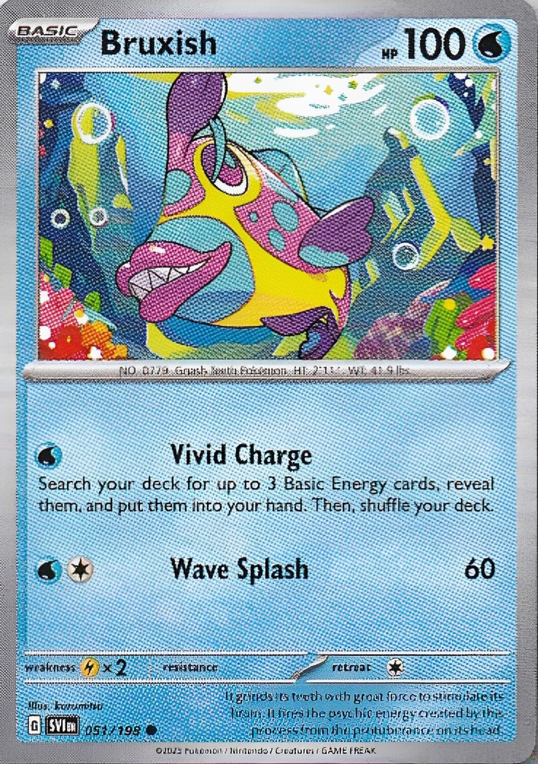 Scarlet & Violet Base Set 051/198 Bruxish