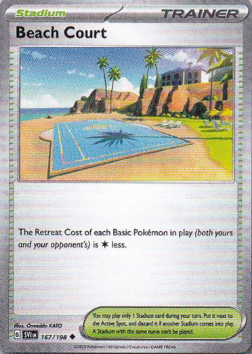 Scarlet & Violet Base Set 167/198 Beach Court