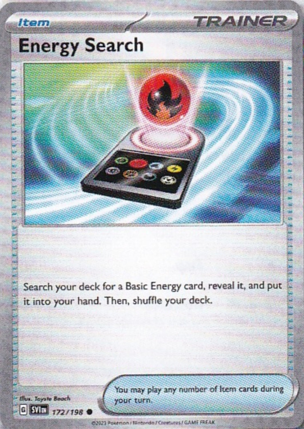 Scarlet & Violet Base Set 172/198 Energy Search