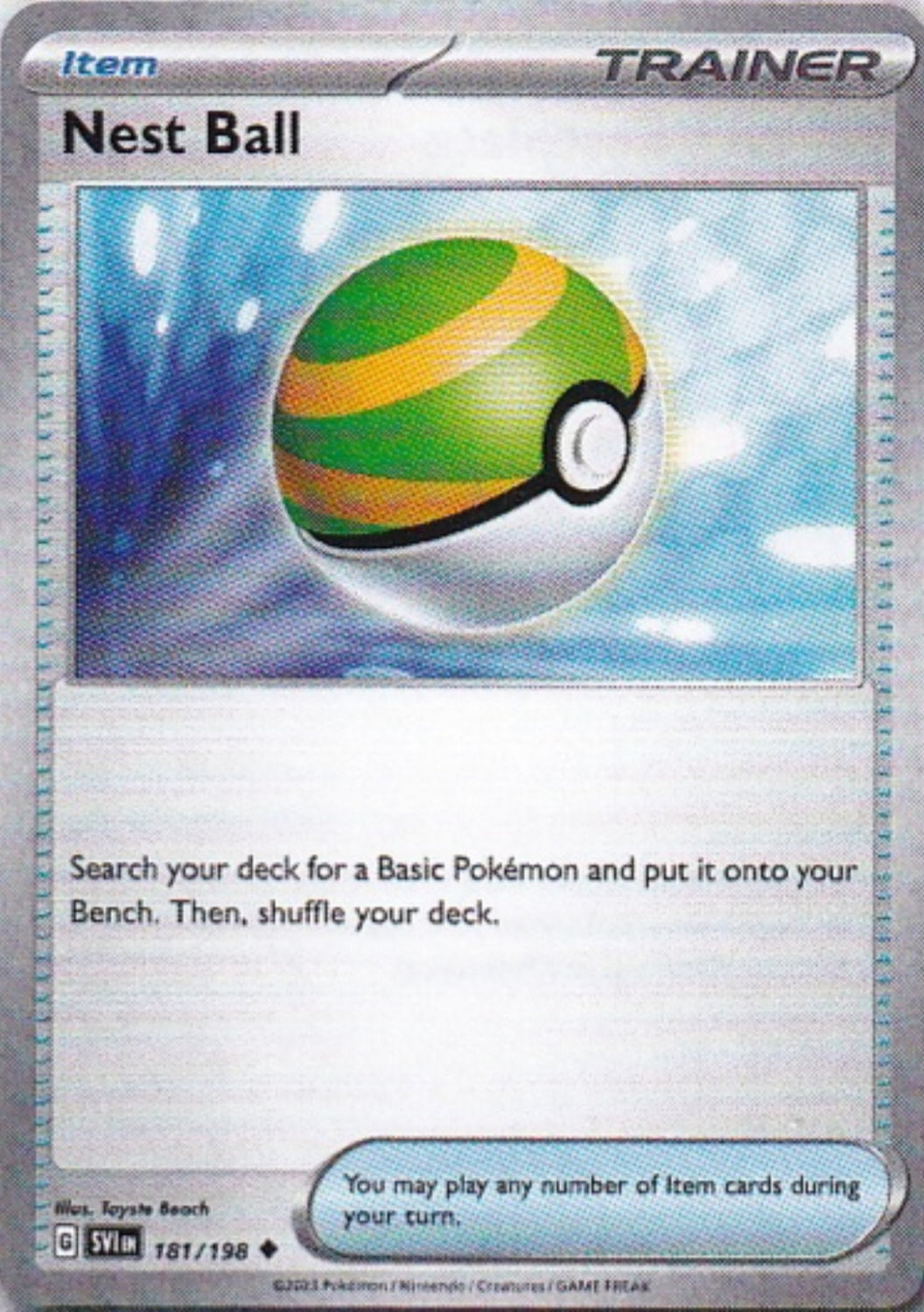 Scarlet & Violet Base Set 181/198 Nest Ball