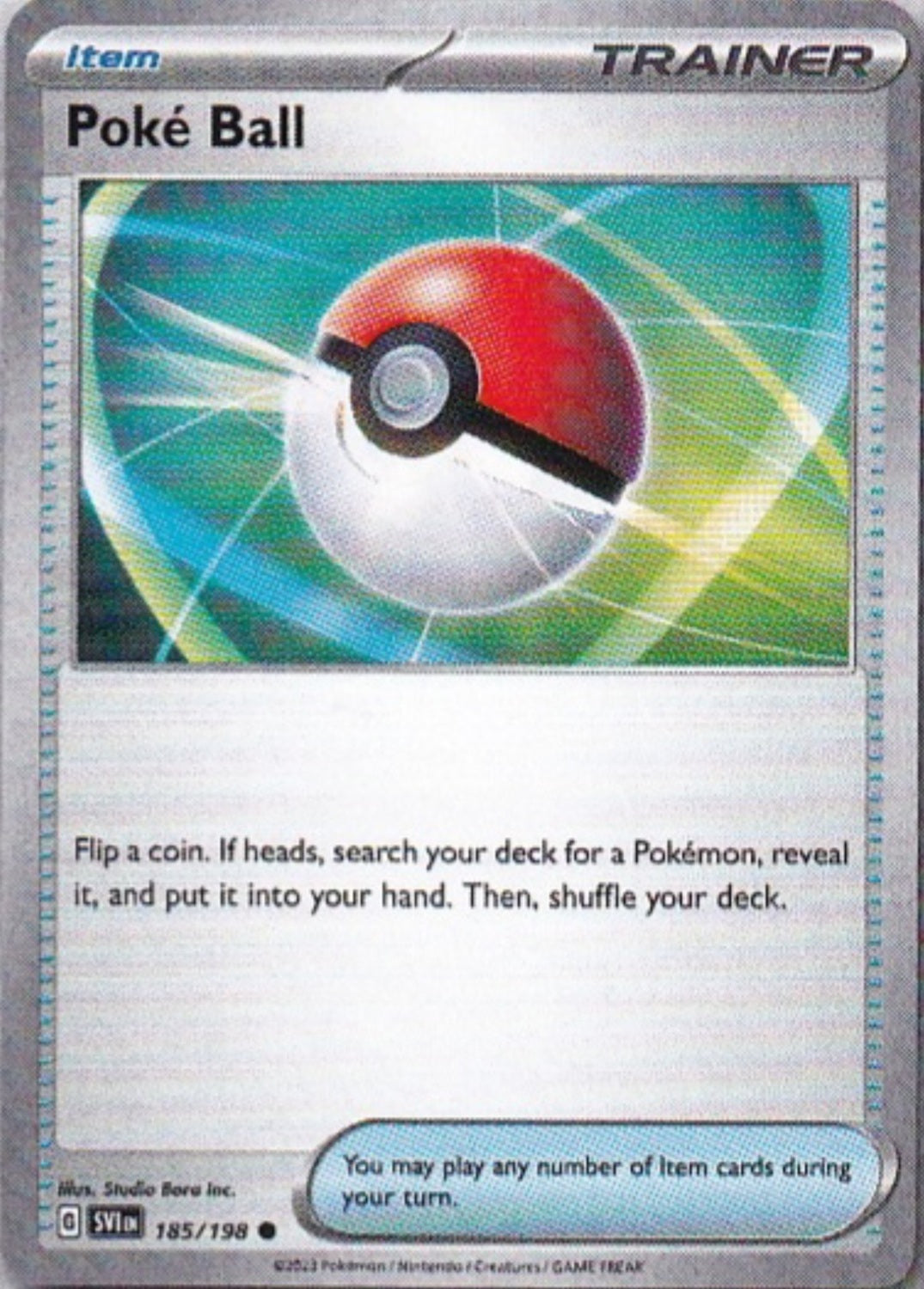 Scarlet & Violet Base Set 185/198 Poké Ball