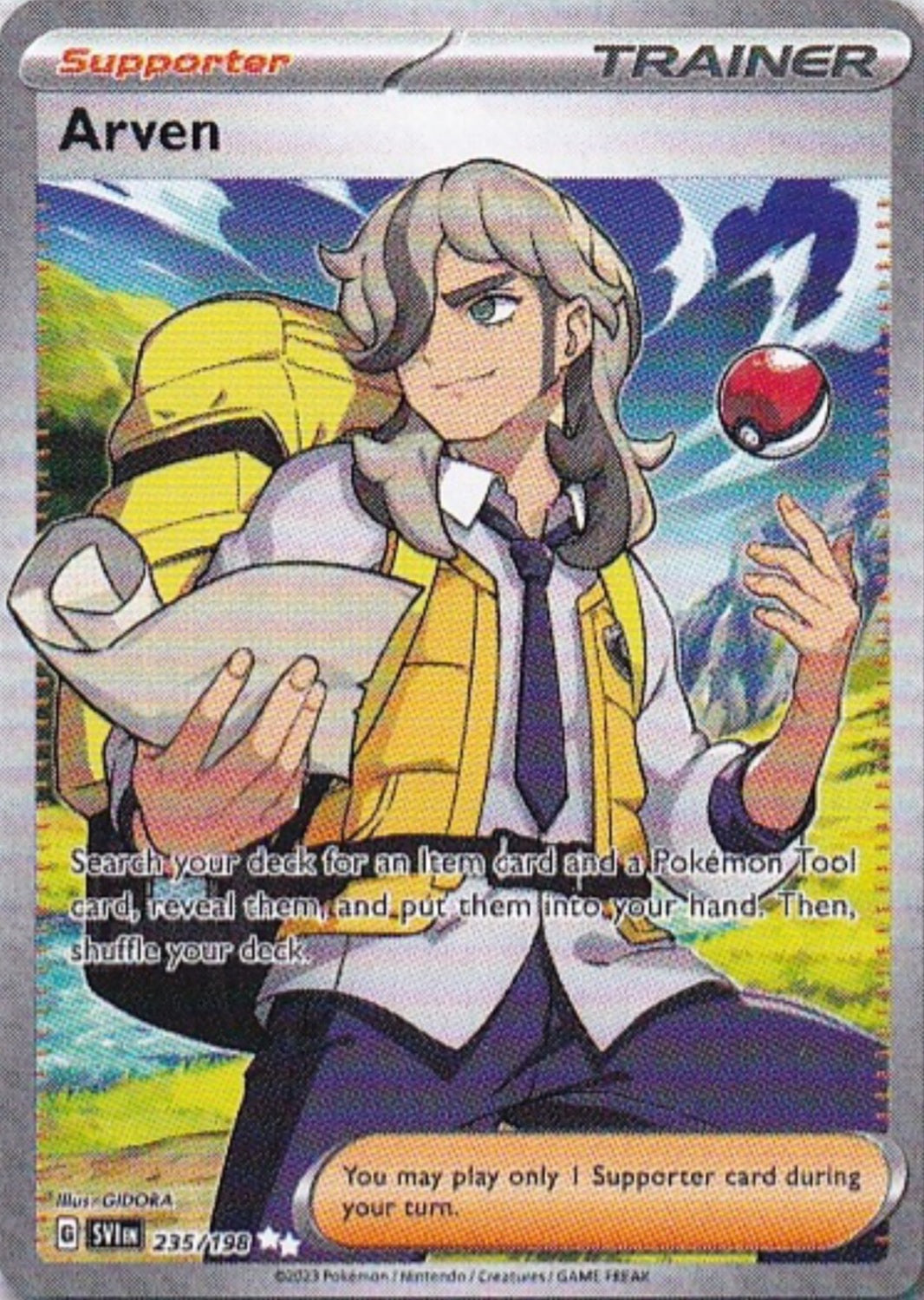 Scarlet & Violet Base Set 235/198 Arven