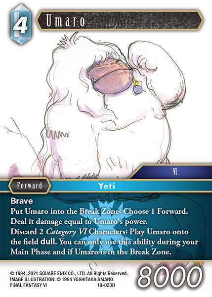 Final Fantasy Opus XIX - 19-020 Umaro